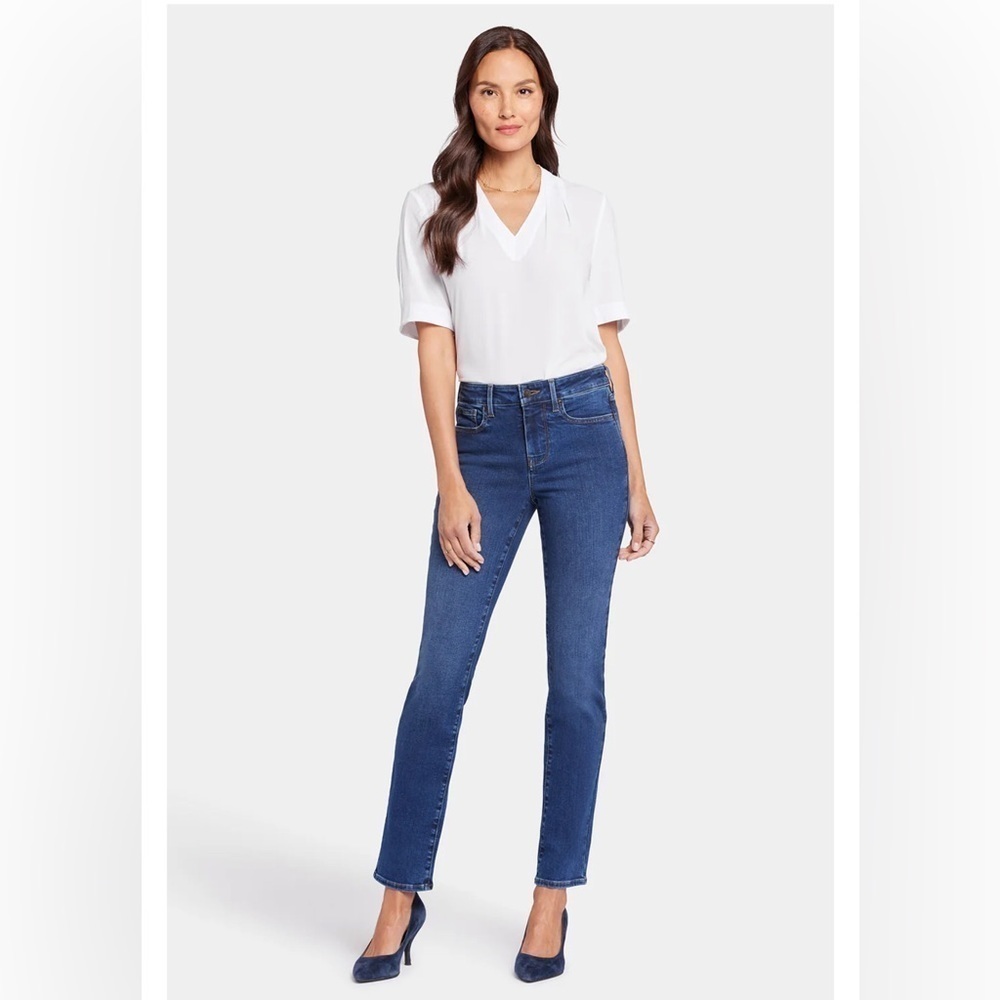 NYDJ Sheri Slim Jeans in Medium Wash Size 4
